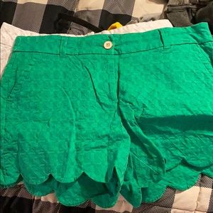 Green Shelby shorts